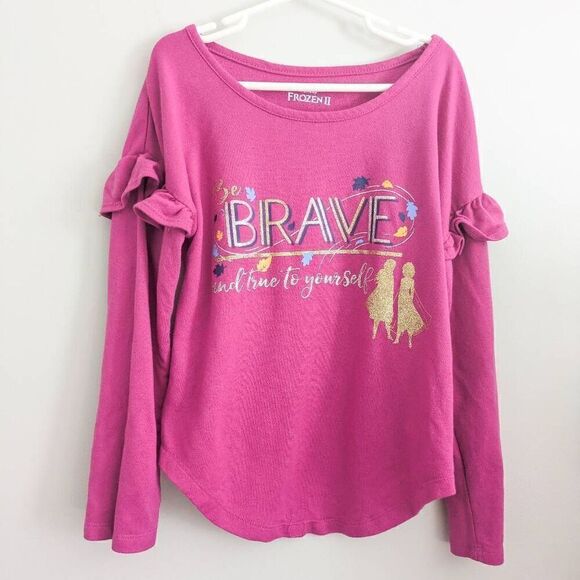 Frozen II Girls Brave Sweater Top - Picture 2 of 6